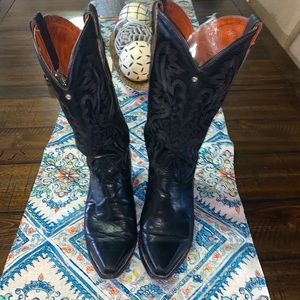 COPY - DAN POST black leather boots